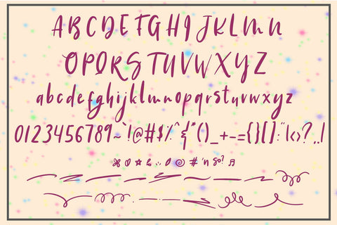 Hippie Unicorn Font Dm Letter Studio 