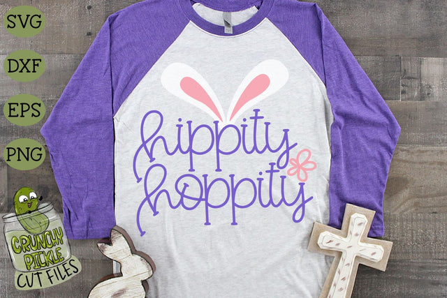 Hippity Hoppity Easter Bunny SVG SVG Crunchy Pickle 