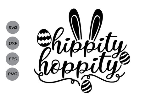 Hippity Hoppity| Easter SVG Cutting Files SVG CosmosFineArt 