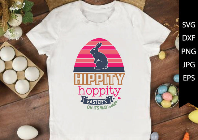 hippity hoppity easter's on its way SVG md faruk hossain 