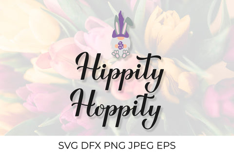 Hippity hoppity. Funny Easter quote SVG LaBelezoka 