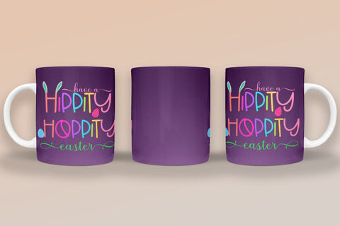Hippity Hoppity I Easter Mug Sublimation I Easter Mug Wrap Sublimation Happy Printables Club 