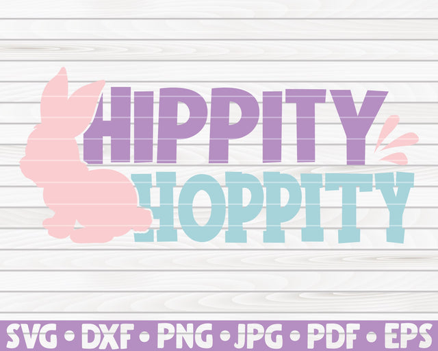 Hippity hoppity SVG | Easter quote SVG HQDigitalArt 
