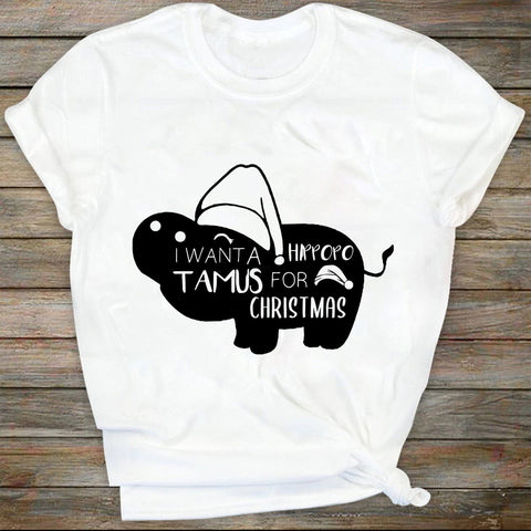 Hippopotamus For Christmas Svg file, Svg Files For Cricut, 24oz Venti Cold Cup Design, EPS file, SVG file SVG DiamondDesign 