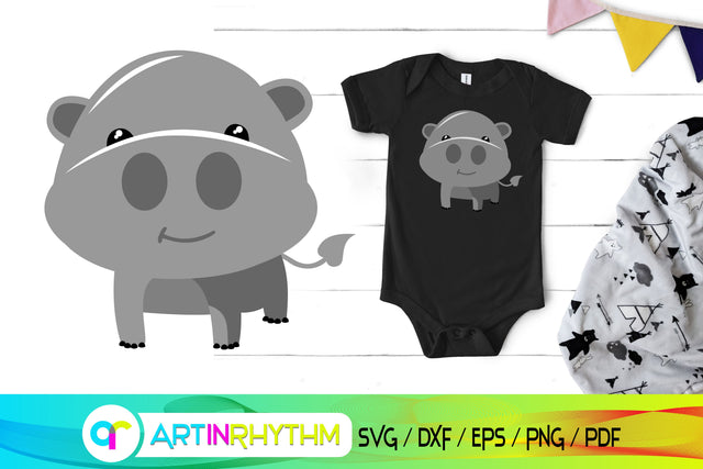 hippopotamus, hippopotamus svg, animals svg SVG Artinrhythm shop 