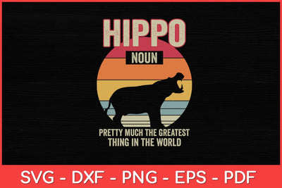 Hippopotamus Zoologists Animal Hippo Lovers Svg Design SVG artprintfile 