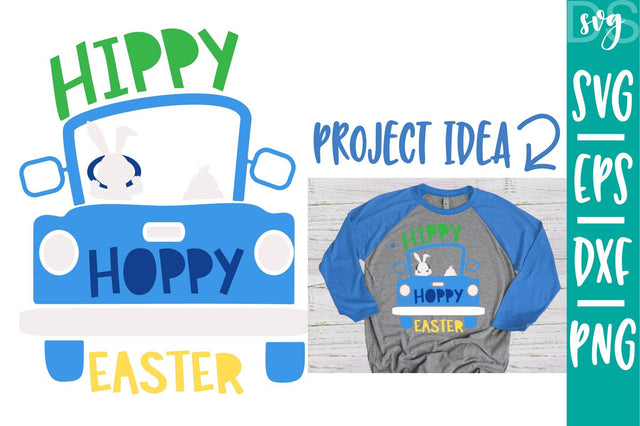 Hippy Hoppy Easter Truck SVG SVG Design Shoppe 