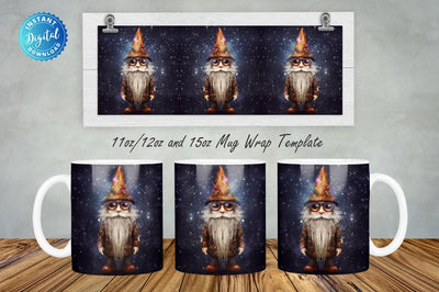 Hipster Gnome 11, 12 & 15 Oz Mug Sublimation Sublimation Regulrcrative 