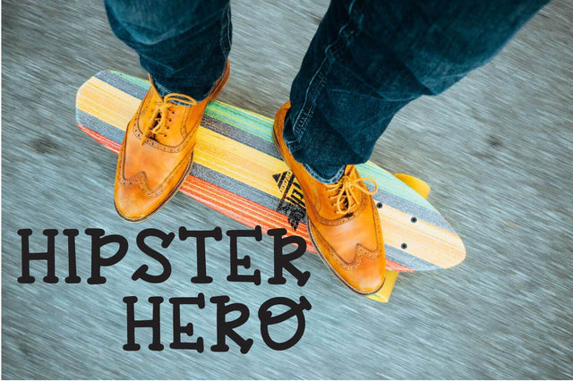 Hipster Hero: A Trendy Hand-Lettered Font Font Cheese Toast Digitals