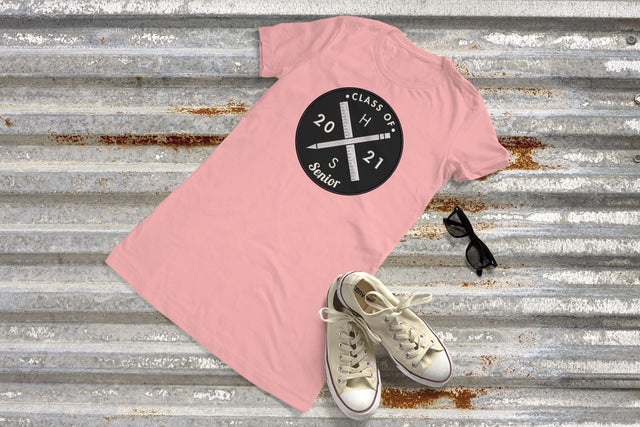 Hipster Logo Grad Class of 2021 Applique Embroidery Embroidery/Applique Designed by Geeks 