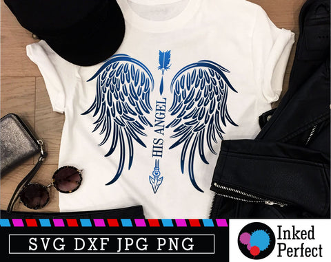 His Angel Her Guardian SVG Inked Perfect 