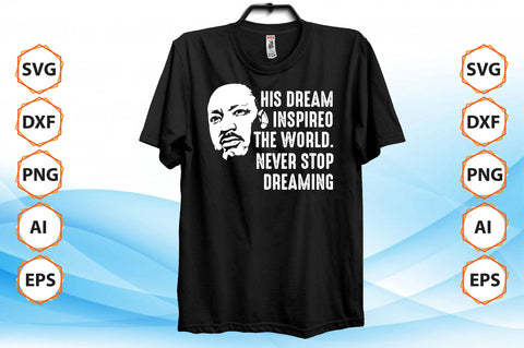 his dream inspireo the world. never stop dreaming SVG SVG nirmal108roy 