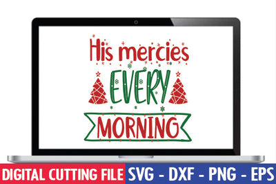 His mercies every morning SVG SVG thesvgfactory 