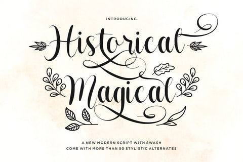 Historical Magical Font Qwrtype Foundry 
