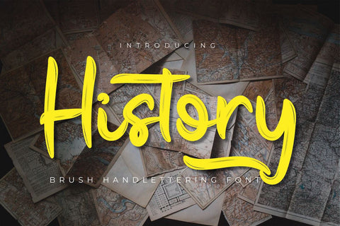 History Font twinletter 