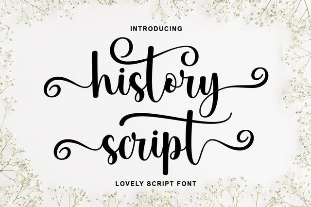 History Script Font Rotterlab studio 