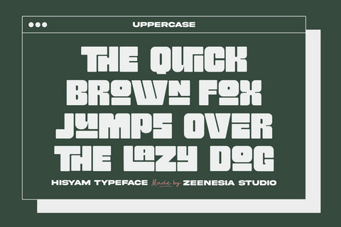 Hisyam Font Zeenesia Std 