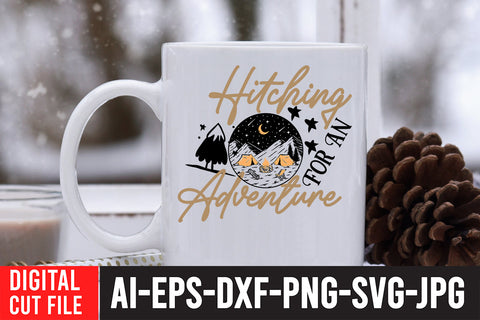 Hitching For An Adventure SVG Cut File SVG BlackCatsMedia 
