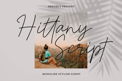 Hittany - Lovely Script Font ahweproject 