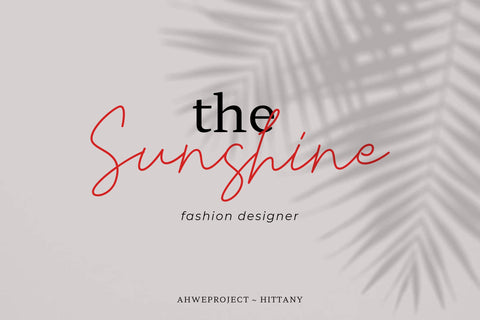 Hittany - Lovely Script Font ahweproject 