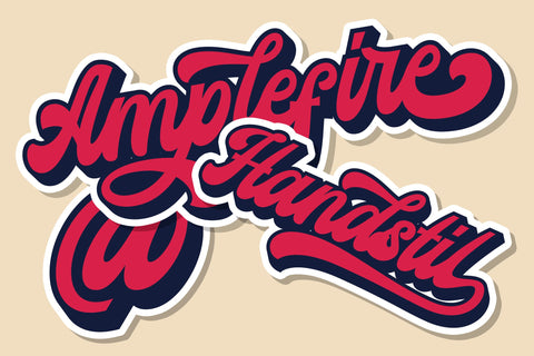 Hitterlove - Retro Bold Script Font ahweproject 