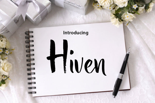 Hiven Font zafrans studio 