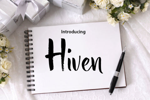 Hiven Font zafrans studio 