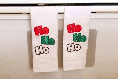Ho Ho Ho Christmas Applique Embroidery Embroidery/Applique Designed by Geeks 