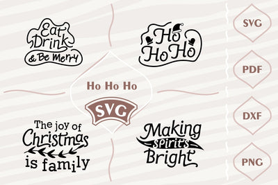 Ho Ho Ho - Christmas SVG bundle SVG Digital Mojito 