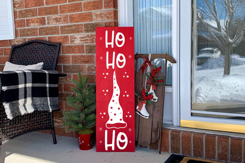 Ho Ho Ho - Christmas Vertical Sign SVG SVG CraftLabSVG 