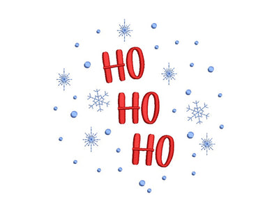 Ho Ho Ho Embroidery Design Embroidery/Applique DESIGNS Nino Nadaraia 