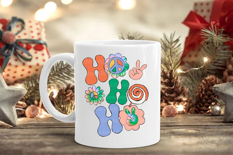 Ho Ho Ho Hippie Christmas Sublimation Sublimation LAM HOANG THUY 
