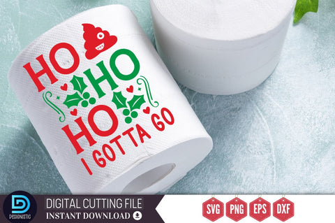HO HO HO i gotta go SVG SVG DESIGNISTIC 