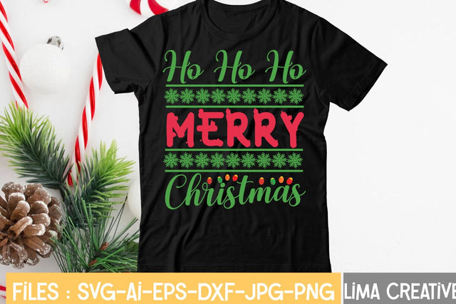 Ho Ho Ho Merry Christmas SVG Insomnia Std 