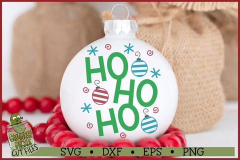 Ho Ho Ho Ornaments Christmas SVG SVG Crunchy Pickle 