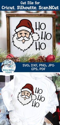Ho Ho Ho Santa SVG | Christmas Santa SVG SVG Wispy Willow Designs 