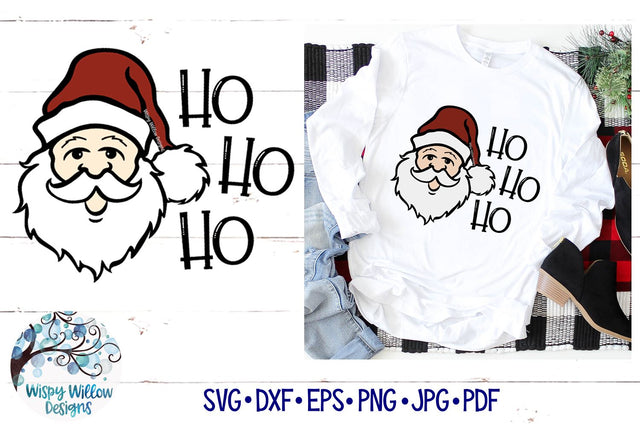Ho Ho Ho Santa SVG | Christmas Santa SVG SVG Wispy Willow Designs 