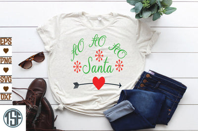 HO HO HO Santa SVG thesvgfactory 