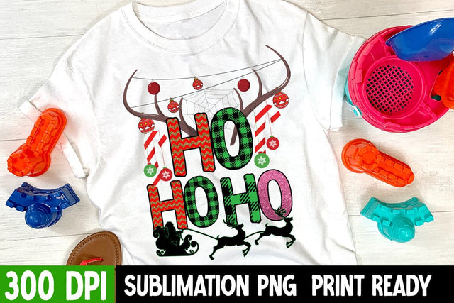 Ho Ho Ho Sublimation Design , Ho Ho Ho Sublimation PNG Sublimation BlackCatsMedia 