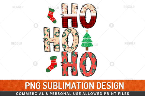 Ho ho ho Sublimation Design Sublimation Regulrcrative 