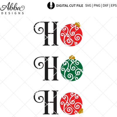 Ho Ho Ho SVG Abba Designs 