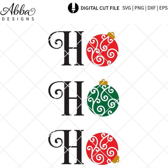 Ho Ho Ho SVG Abba Designs 
