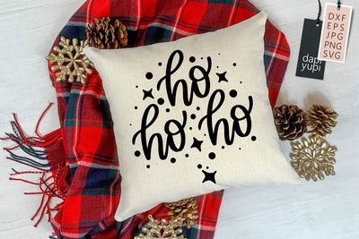 Ho Ho Ho SVG Christmas Lettering Quotes SVG dapiyupi store 