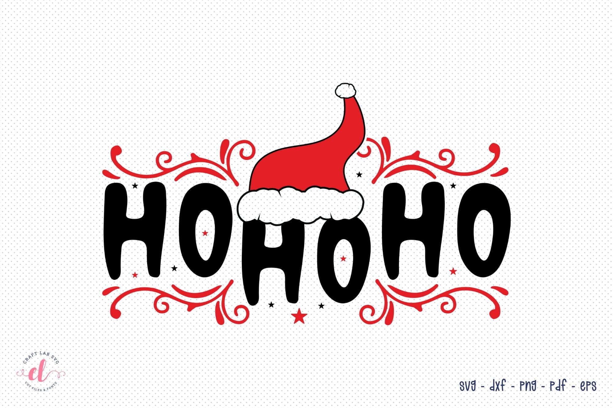 Christmas Ho Ho Ho SVG Designs, Clipart & Vector Images