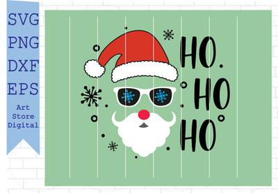 Ho Ho Ho Svg, Christmas Svg, Funny Christmas Shirt, Santa Svg, Believe Svg, Merry and Bright Svg SVG Artstoredigital 