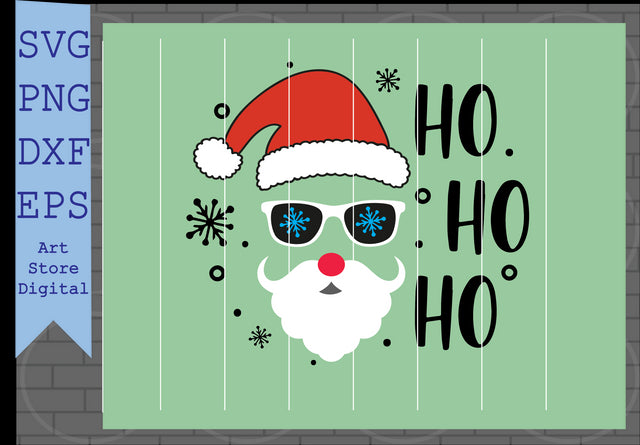 Ho Ho Ho Svg, Christmas Svg, Funny Christmas Shirt, Santa Svg, Believe Svg, Merry and Bright Svg SVG Artstoredigital 