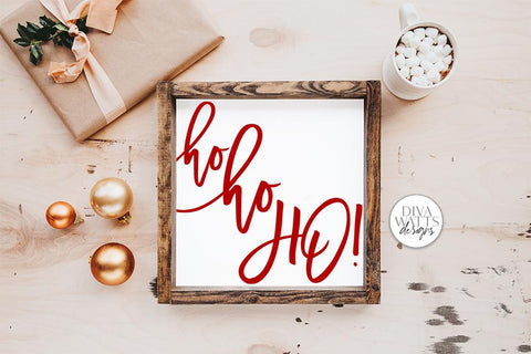 Ho Ho Ho! SVG | Christmas / Winter Design SVG Diva Watts Designs 