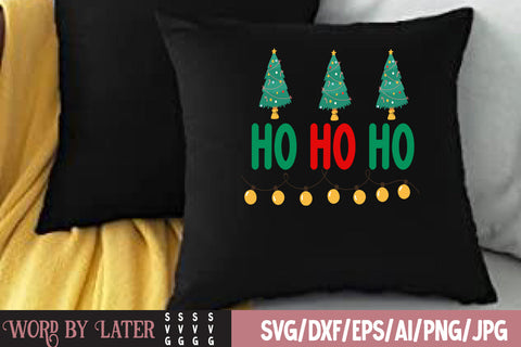 Ho Ho Ho SVG Cut File SVG BlackCatsMedia 