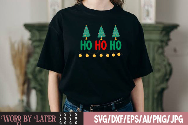 Ho Ho Ho SVG Cut File SVG BlackCatsMedia 