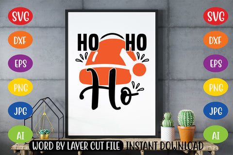 Ho Ho Ho SVG CUT FILE SVG MStudio 